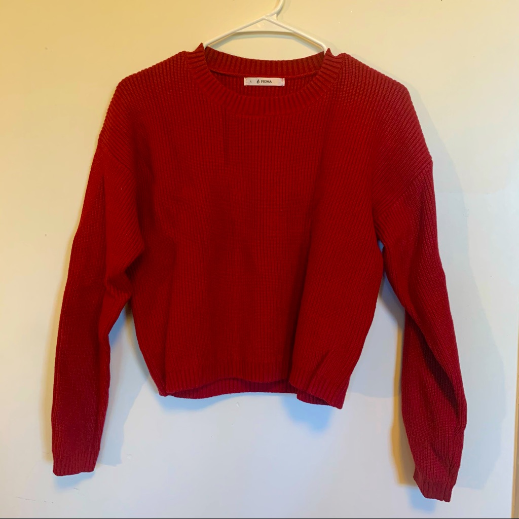 Vintage Red Sweater